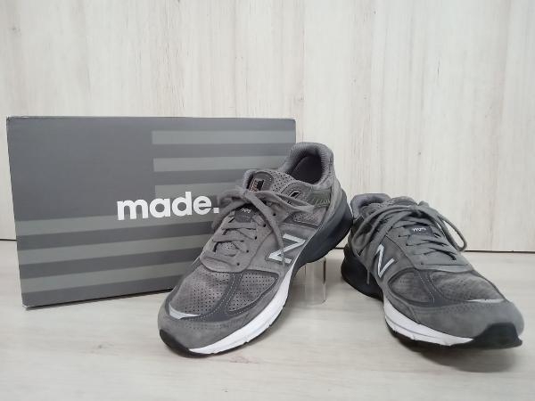 【箱あり】New Balance nade ニューバランス スニーカー グレー M990SG4 25.5cm USA製_画像1