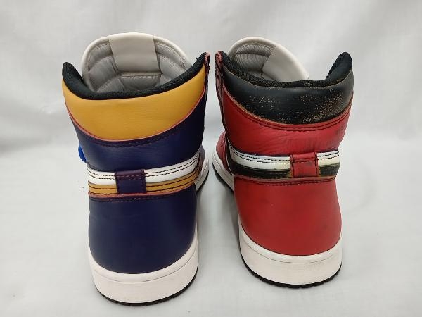 【鑑定済】 NIKE ナイキ/スニーカー/AIR JORDAN 1 HIGH OG DEFIANT/レッド＆バイオレット/CD6578-507/28cm_画像4