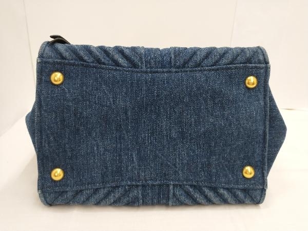 特価商品 2way デニム バイカー ミュウミュウ MIU MIU ハンド 保存袋