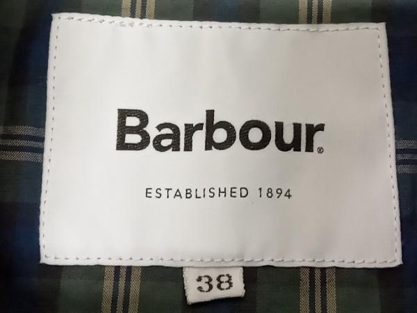 Barbour×green label relaxing 2201238 スタンドカラーコート ロングコート メンズ サイズ38 ブラック 参考定価48,400円_画像7