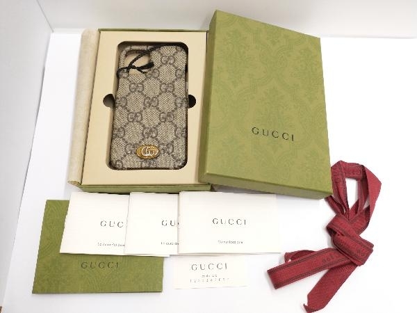 GUCCI グッチ GGスプリーム オフィディア 携帯カバー 668404 iphone12mini対応 箱有り_画像5