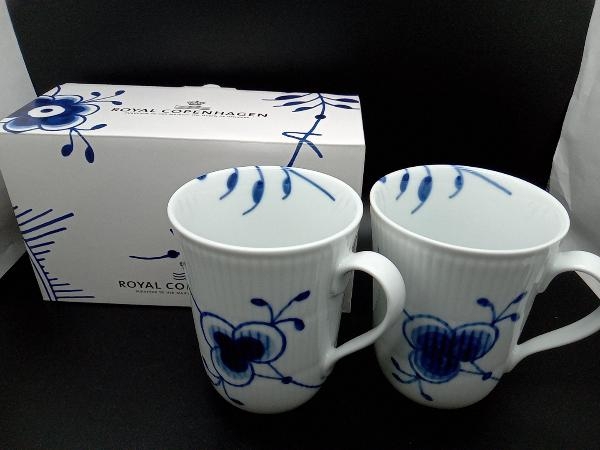 早割クーポン! ROYAL COPENHAGEN マグカップ ブルーフルーテッドメガ 2個セット 箱付 ロイヤルコペンハーゲン 早割クーポン! ROYAL COPENHAGEN マグカップ ブルーフルーテッドメガ 2個セット 箱付 ロイヤルコペンハーゲン