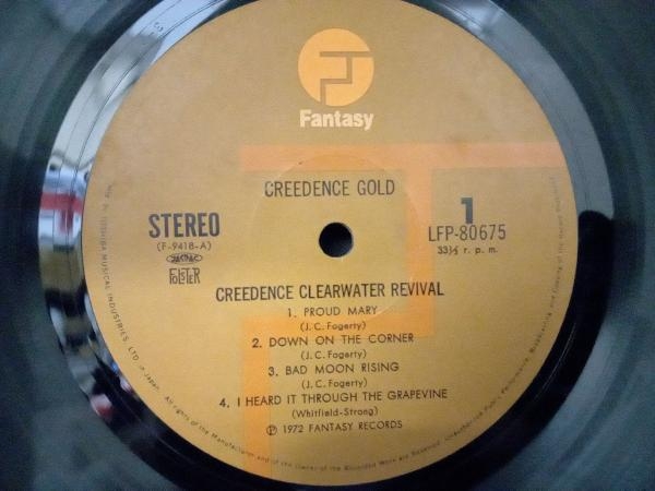 [LP盤] Creedence Clearwater Revival Creedence Gold_画像3