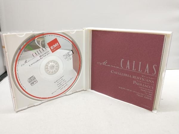 マリア・カラス CD マスカーニ:歌劇「カヴァレリア・ルスティカーナ」全曲 レオンカヴァルロ:歌劇「道化師」全曲_画像2