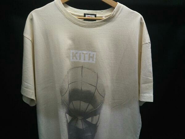 オフホワイト Marvel Kith Spider-Man Vigilante Vintage Tee Sandrift マーベル スパイダーマン半袖Tシャツ サイズ：XL
