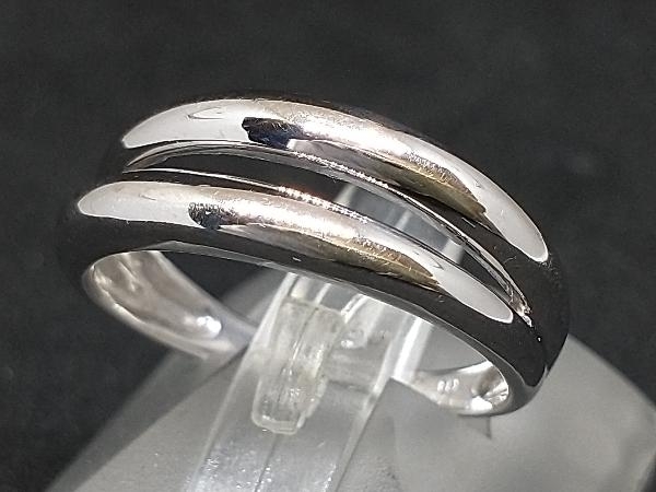 K18 18金 WG デザイン リング 指輪 ホワイトゴールド 3.3g #13 店舗受取可