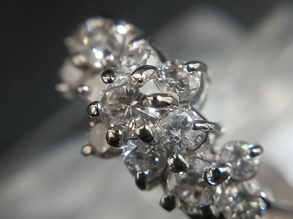 Pt900 約7号 ダイヤモンド0.57ct 約3.4g リングの画像1