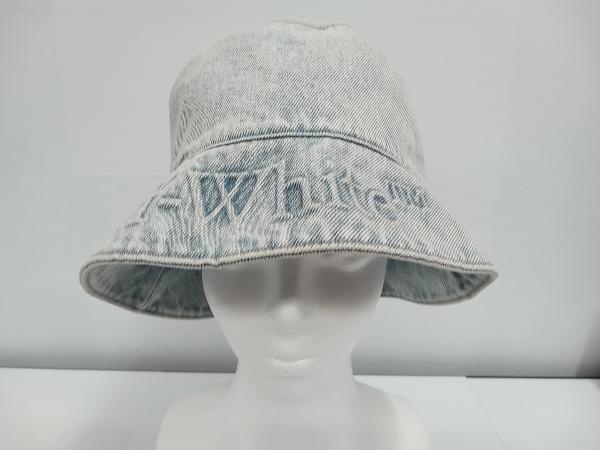 OFF-WHITE オフホワイト OMLS23-RTW0505／BOOKISH OW COLORED バケットハット インディゴ メンズ_画像1