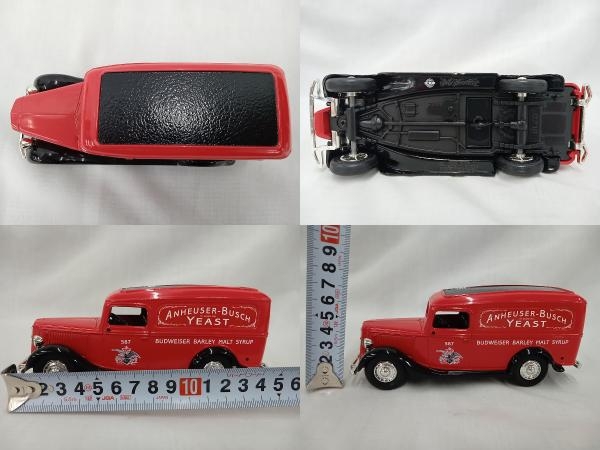 【ANHEUSER BUSCH】1936 FORD PANEL DIE‐CAST METAL LOCKING COIN BANK_画像4