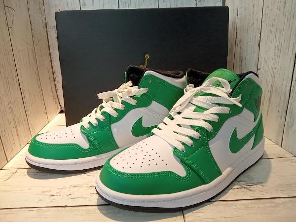 NIKE スニーカー グリーン DQ8426-301 AIR JORDAN 1 MID ジョーダン ハイカット グリーン