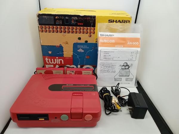 ジャンク 「1台1円スタート！」SHARP TWIN FAMICOM ツインファミコン