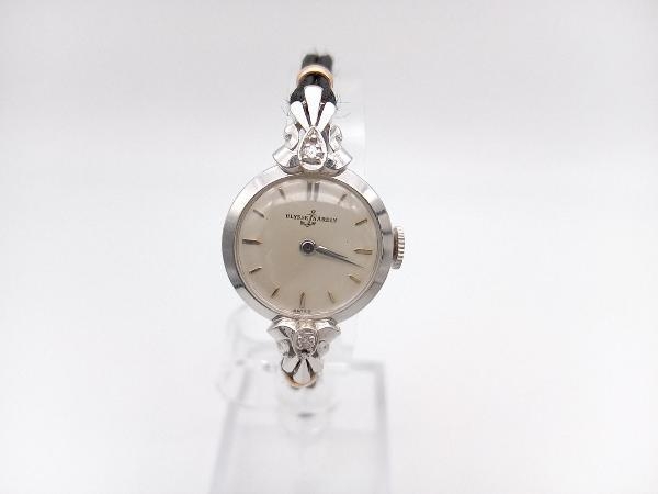 ジャンク 大幅お値下げしました☆ ULYSSE NARDIN／ダイヤ付 1685542／手巻き式 腕時計の画像3