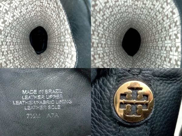 TORY BURCH ロングブーツ ブラック サイズ7 1/2M(約24.5cm程度) トリーバーチ ヒール高さ約10cm_画像7