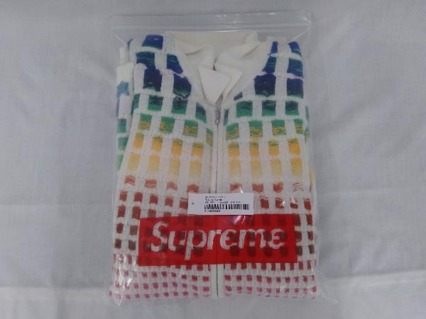 Supreme シュプリーム/ニット/Gradient Grid Zip Up Polo/レインボー/L_画像1