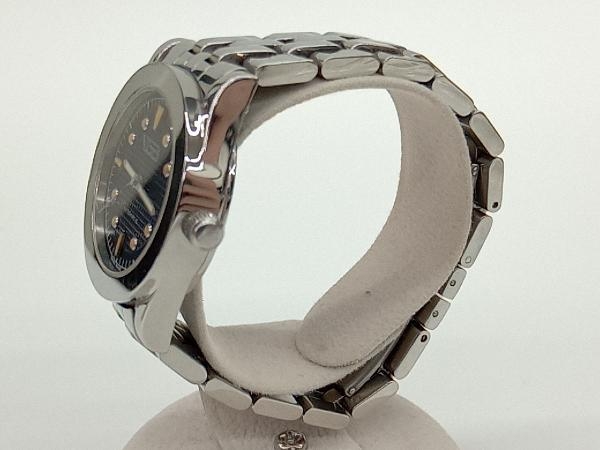 ジャンク GIANNI BULGARI ジャンニブルガリ GB TIMEO 411502SX 自動巻 オートマティック デイト ブルー文字盤_画像2