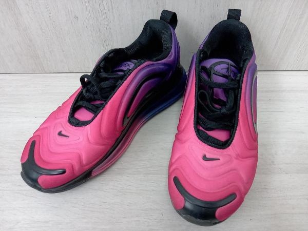 NIKE WMNS AIR MAX 720 スニーカー 22.5cm ハイパーグレープ×ブラック×ハイパーピンク AR9293-500 レディース_画像1