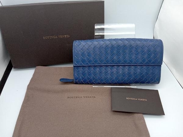 箱付 BOTTEGA VENETA ボッテガ イントレチャート 札入れ 長財布-