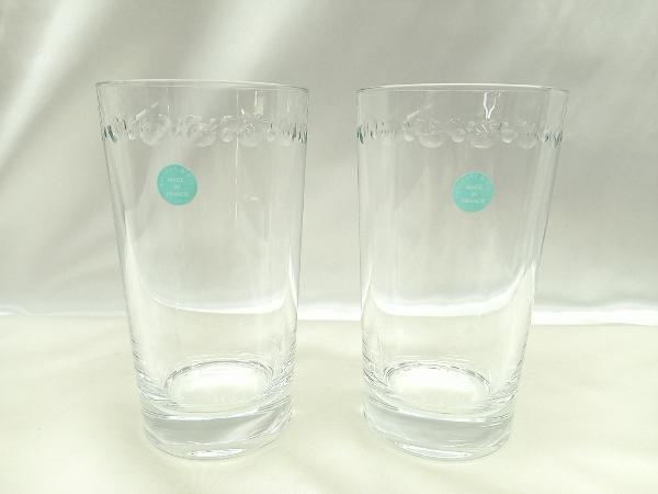 【TIFFANY＆Co】ティファニー／ペアグラス 水玉モチーフ ブランド食器 中古