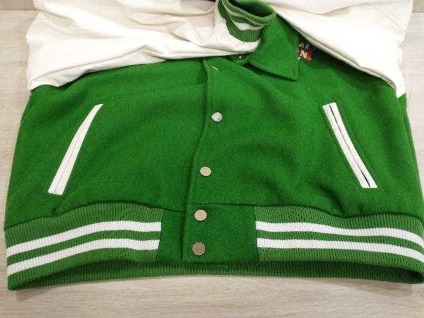 冬 MAISON EMERALD (ME) メゾン エメラルド Rose emblem BASEBALL JACKET スタジャン スタジアムジャンパー MA-1 ボンバージャケット L_画像8