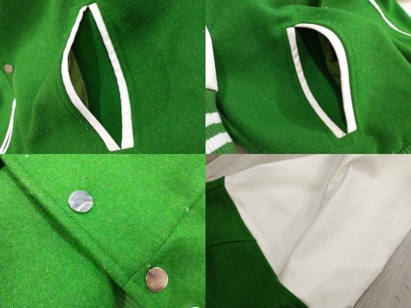 冬 MAISON EMERALD (ME) メゾン エメラルド Rose emblem BASEBALL JACKET スタジャン スタジアムジャンパー MA-1 ボンバージャケット L_画像7