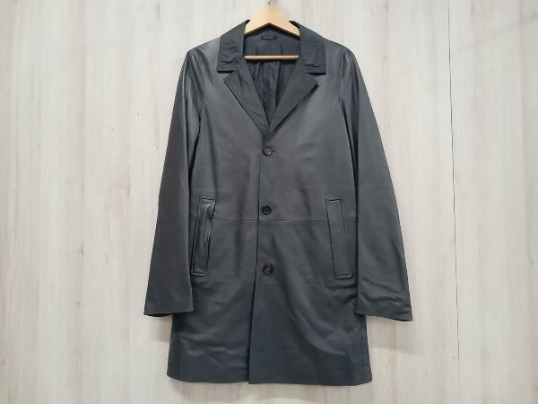 新品同様 JIL EM651051 リバーシブル ラムレザー XSサイズ SIZE:44 チャコールグレー ジャケット ジルサンダー SANDER ジャケット、上着 新品同様 JIL EM651051 リバーシブル ラムレザー XSサイズ SIZE:44 チャコールグレー ジャケット ジルサンダー SANDER ジャケット、上着
