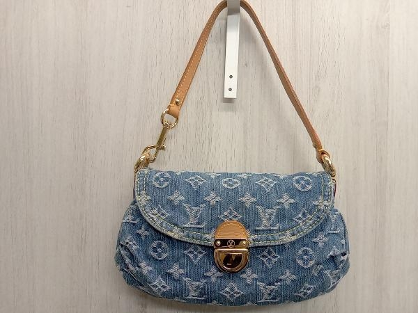 LOUIS VUITTON モノグラム・デニム ミニプリティ CA1015 ハンドバッグ_画像1