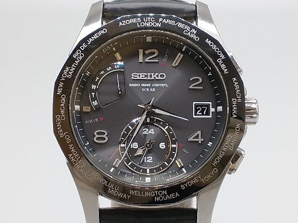 【即決】SEIKO セイコー BRIGHIZ ブライツ ワールドタイム 8B53-0AC0 ソーラー電波 チタン メンズ腕時計