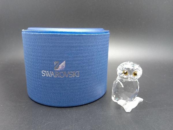 SWAROVSKI フィギュリン フクロウ 1003319 保存箱付_画像1