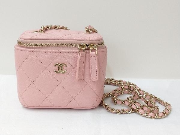 人気の春夏 CHANEL シャネル c16-3112 c-002 中古 レディース キャビア