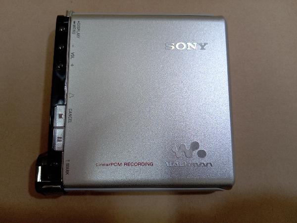 付属品欠品 SONY ソニー Hi-MD ウォークマン MZ-RH1 LinearPCM Recording ポータブルMDレコーダー シルバー_画像2