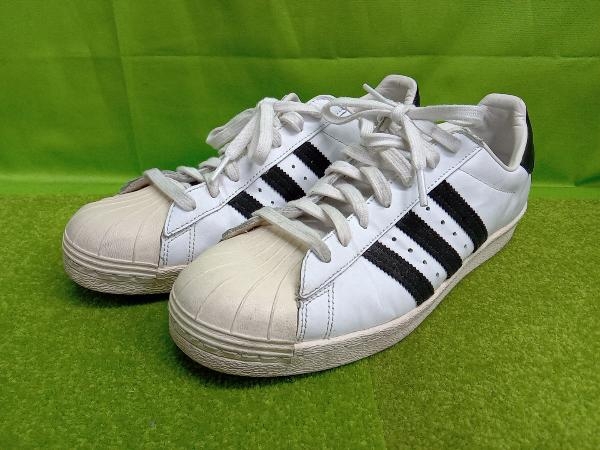 adidas／アディダス／Superstar 80sスーパースター 80年代モデル／White Black／G61070／26.5cm／ローカット スニーカー_画像1