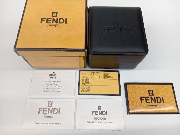 FENDI　フェンディ　FF　ブゾラ　8010G　レッド×ブラック　電池式　クォーツ　腕時計 店舗受取可_画像9