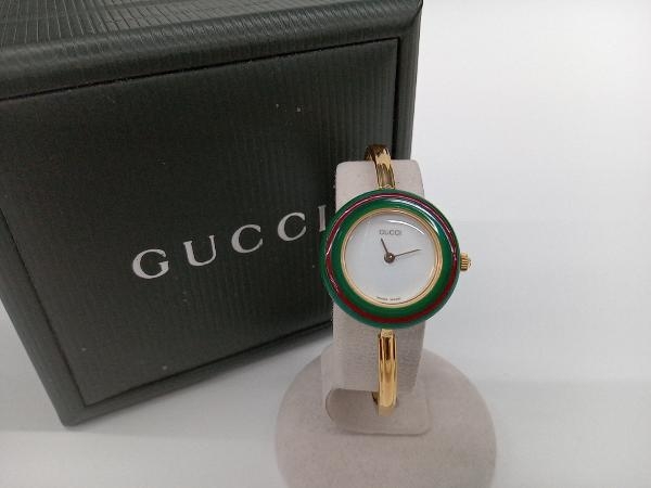 沸騰ブラドン GUCCI グッチ バングルウォッチ 11/12.2 電池式 クォーツ