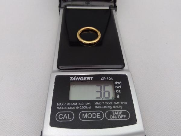 agete アガット K18 ゴールド ♯7 ダイヤモンド 0.11ct 3.6g ブランドアクセサリー 店舗受取可の画像8