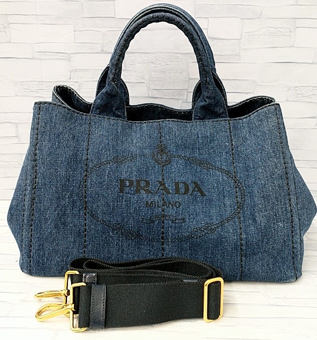 お手頃価格 PRADA プラダ B1877G メンズ レディース ゴールド金具 黒字