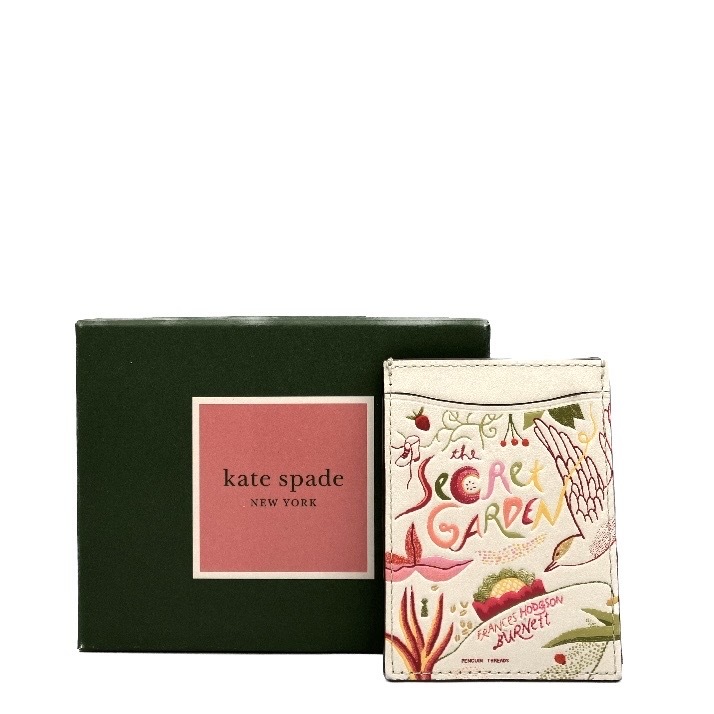 Kate Spade × OUT OF PRINT secret garden ケイトスペード アウトオブプリント シークレット ガーデン　カードケース_画像1