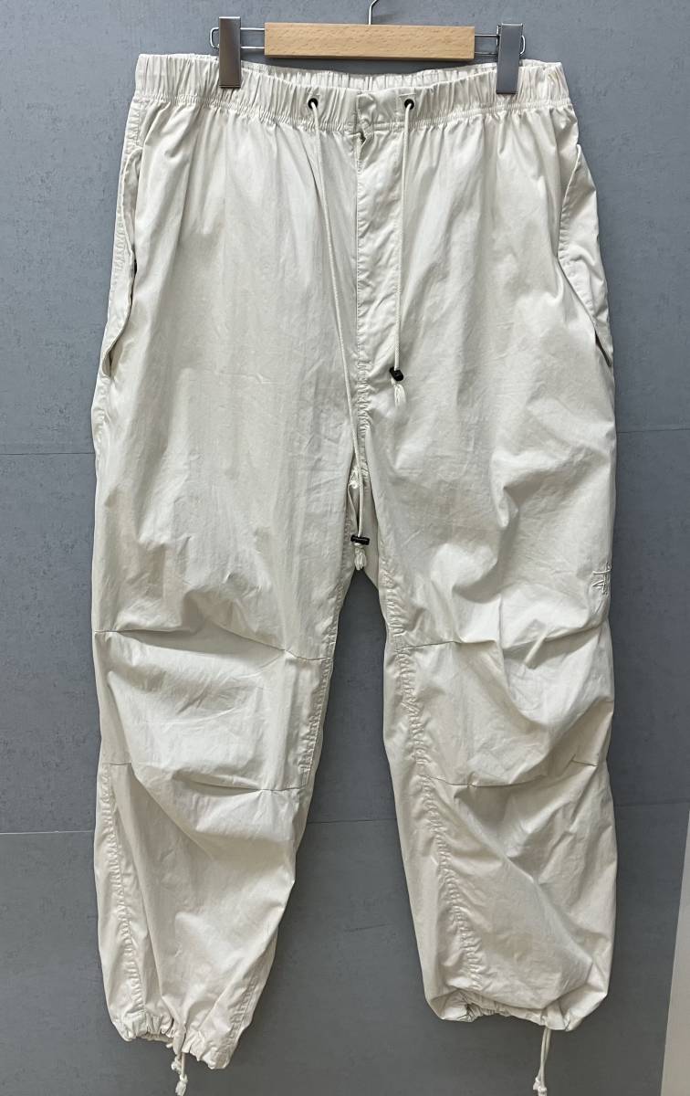 STUSSY ステューシー メンズ ロングパンツ STUSSY 22aw NYCO OVER TROUSERS Lサイズ オフホワイト 股下約73cm 全丈約107cm_画像1