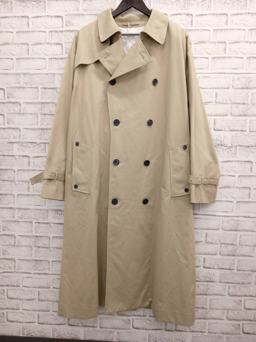 未使用・タグ付】ATON エイトン West Point Over Sized Trench Coat