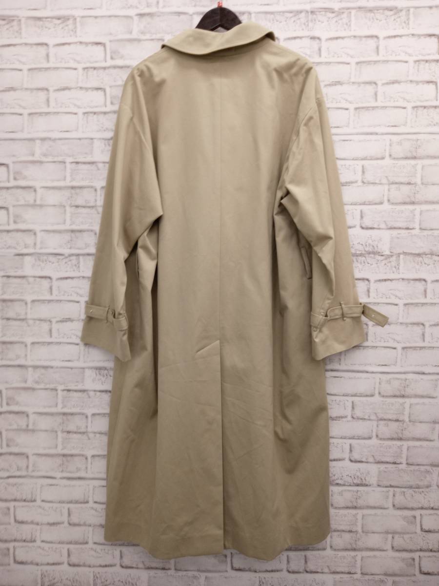 未使用・タグ付】ATON エイトン West Point Over Sized Trench Coat