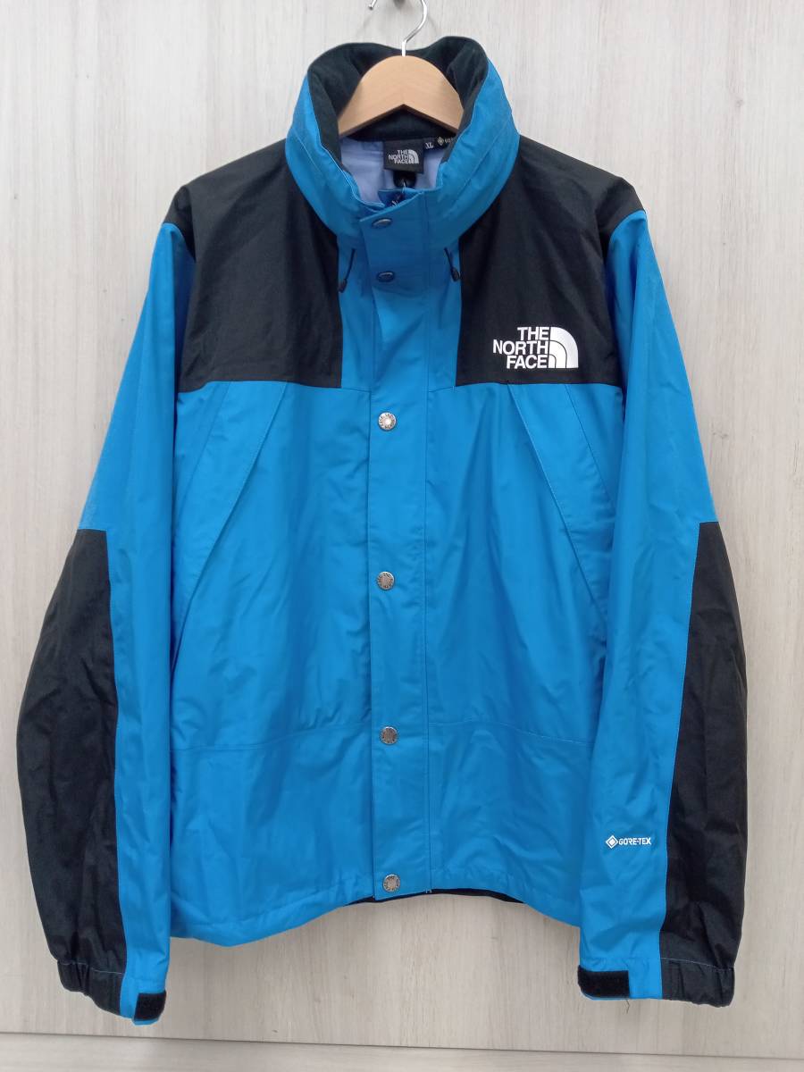 新着 GORE-TEX FACE NORTH THE ナイロンジャケット メンズXL ブルー