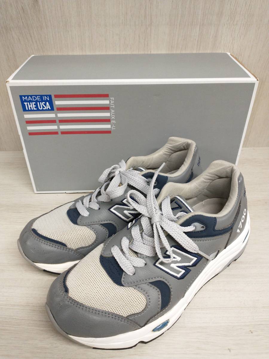 new balance M1700GRA メンズ レディース グレー 約24.5cm US6.5 ニューバランス Madb in U.S.A. 箱あり_画像1