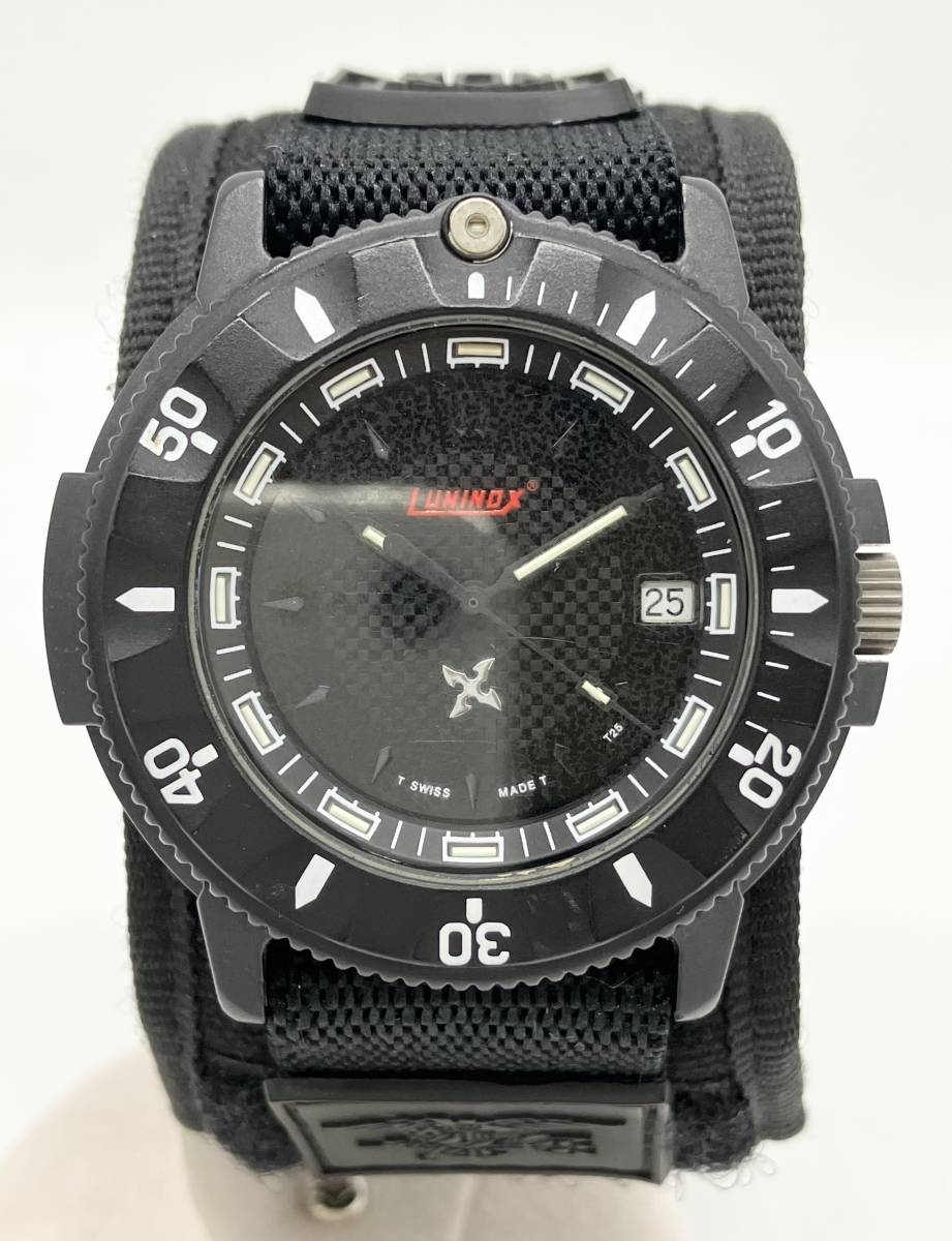 LUMINOX ルミノックス NAVY SEAL 忍 限定 デザイン 49／500 アナログ デイト 3針 クオーツ 腕時計_画像1