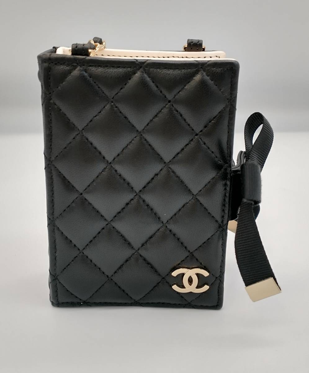 CHANEL AP2954 ブックカードケース チェーンショルダー バッグ　財布　小物 シャネル