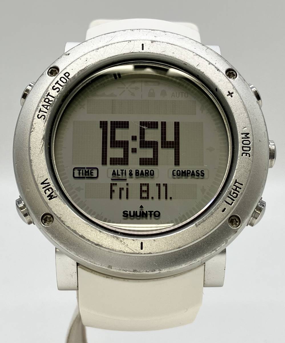 SUUNTO スント CORE コア SS018735000 ホワイト デジタル クオーツ ラバーバンド 腕時計の画像1