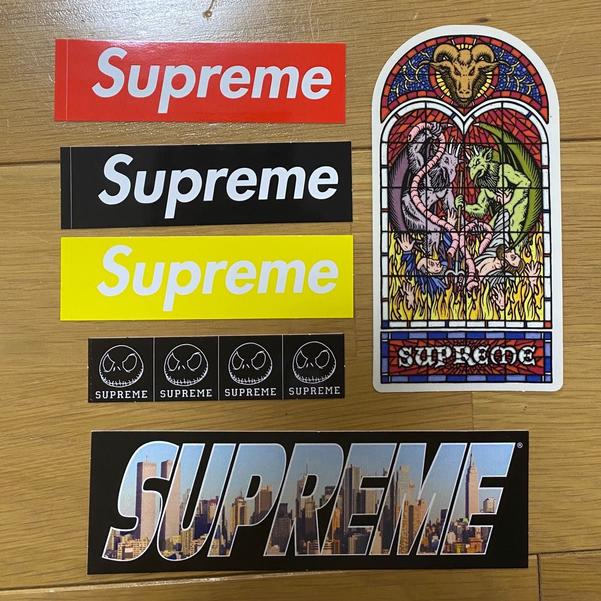 SUPREME WORSHIP STICKER