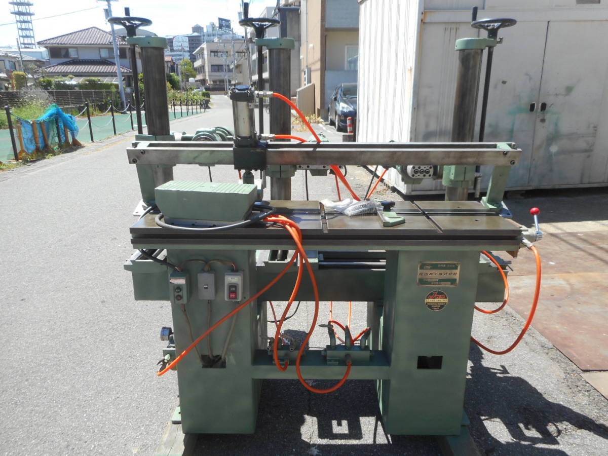 【WEB限定】 ● ボーリングマシン ● 庄田 エアー式ボーリングマシン AB-112F 3頭式 ◆ 動作確認済 ◆ 木工機械 木工 機械 ボーリング 穴あけ (6452) その他 【WEB限定】 ● ボーリングマシン ● 庄田 エアー式ボーリングマシン AB-112F 3頭式 ◆ 動作確認済 ◆ 木工機械 木工 機械 ボーリング 穴あけ (6452) その他