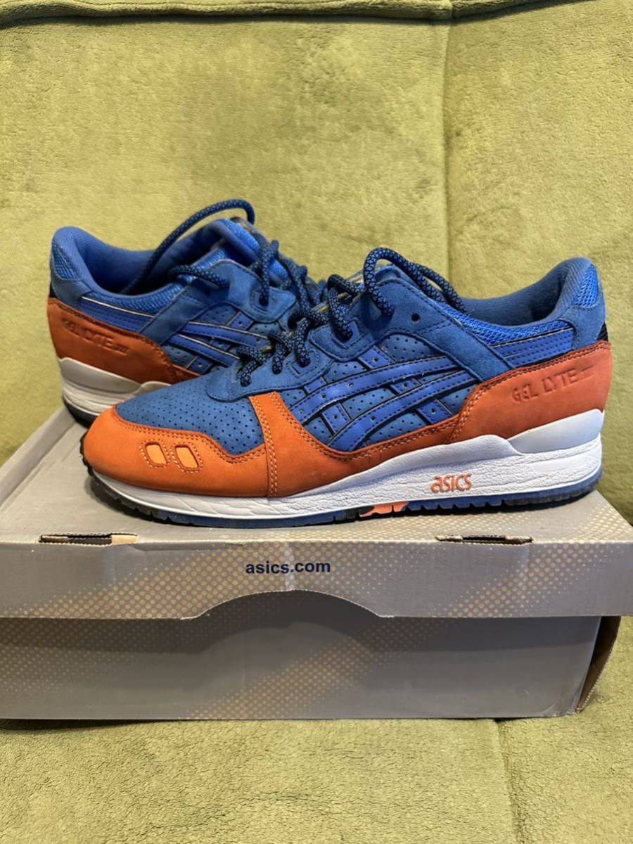 27.5cm KITH Asics Gel Lyte 3 Ronnie Fieg ECP New York Knicks 27.5cm US9.5