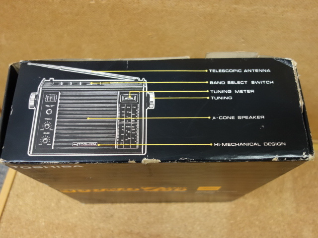 [ не использовался ]TOSHIBA IC RADIO RP-750F простой подтверждение рабочего состояния оригинальная коробка есть Toshiba nana рукоятка 