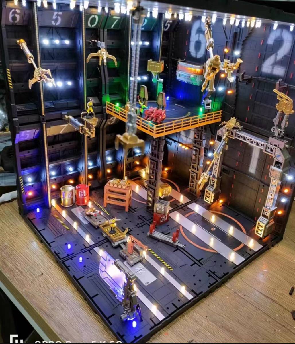 100%本物 基地(縦33横31奥31ブラック&リモコン付き)LED電飾付き 格納庫 システムベース ガンダム ジオラマ作品 組立塗装済完成品 展示用 撮影用 完成品 100%本物 基地(縦33横31奥31ブラック&リモコン付き)LED電飾付き 格納庫 システムベース ガンダム ジオラマ作品 組立塗装済完成品 展示用 撮影用 完成品