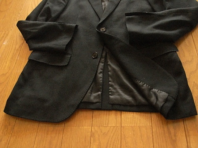 ユニクロ　フォーマル　ウール　かっこいいジャケット　ブラック　サイズＭ_画像7